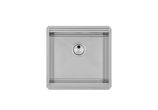 不锈钢水槽带格架 60厘米, 水槽 Milanello Workstation, 水槽