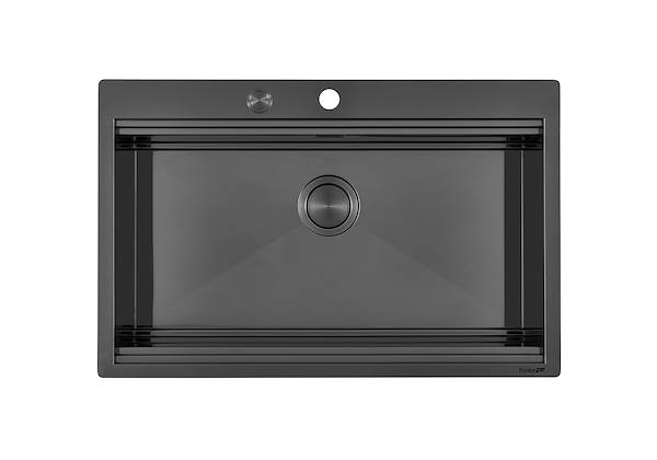 黑色不锈钢水槽, 水槽 Milanello Gun Metal workstation, 水槽