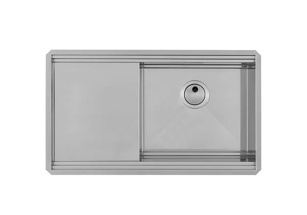 不锈钢水槽，带格架, 水槽 Milanello Workstation, 水槽