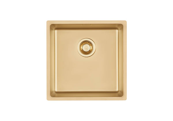 金色不锈钢水槽, SMOKEY 400 GOLD, 水槽