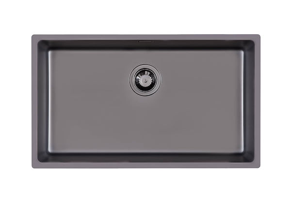 黑色不锈钢水槽, SMOKEY 710 GUN METAL, 水槽