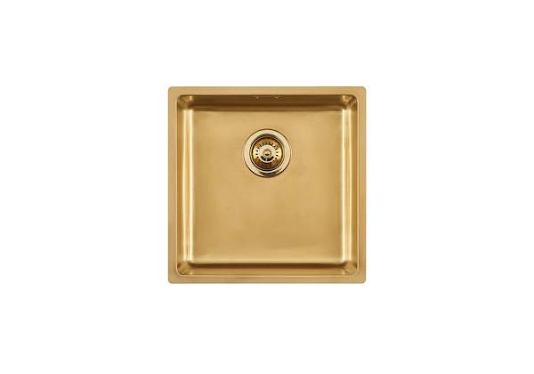 不锈钢水槽，金色, 水槽 KE - R15 Vintage Gold, 水槽