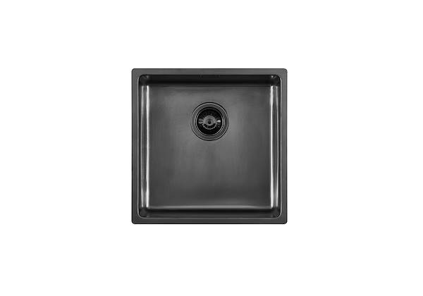 不锈钢水槽，黑色, 水槽 KE - R15 Vintage Gun Metal, 水槽