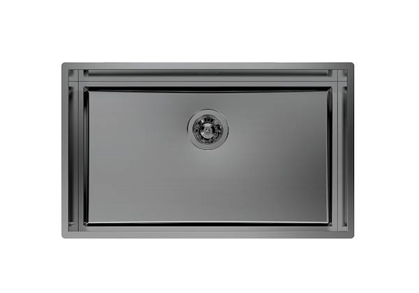 水槽 Quadra EVO Gun Metal, 水槽