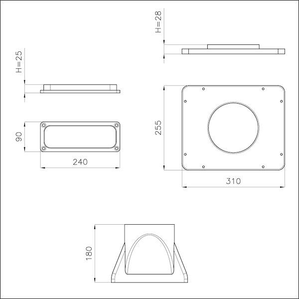 外接电机安装套件