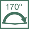 170 ° 旋转