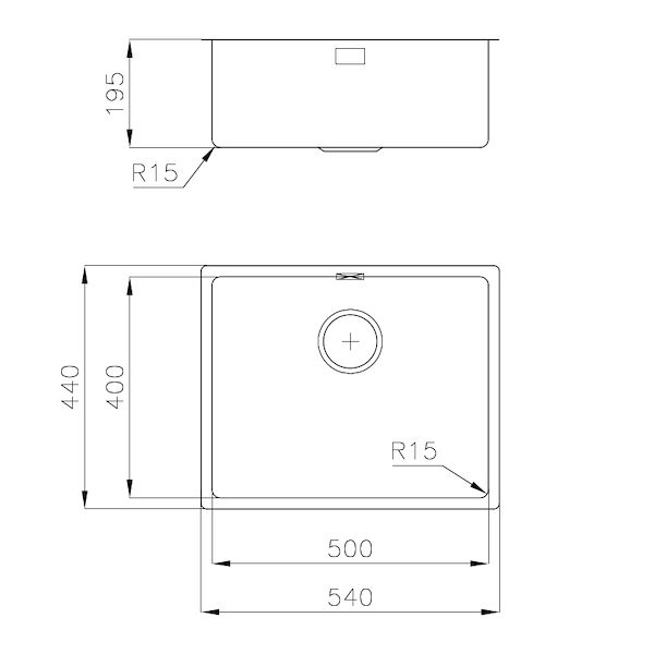 水槽 KE - R15 Vintage