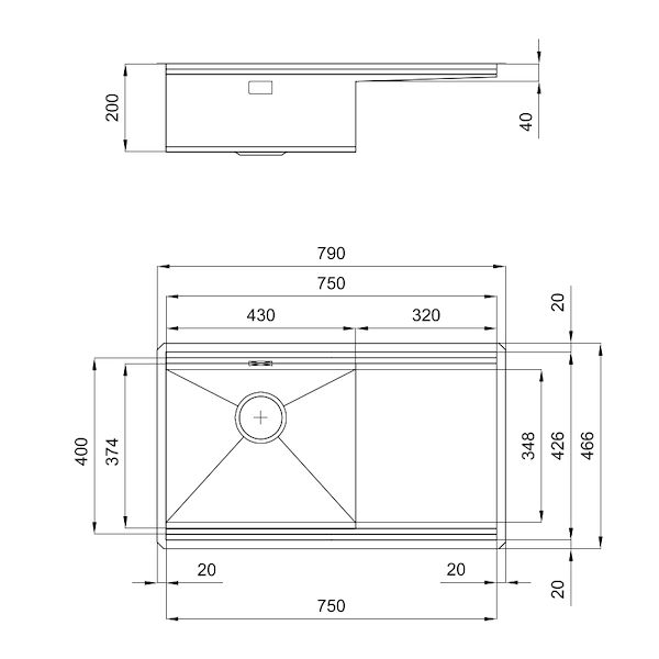 水槽 Milanello Workstation
