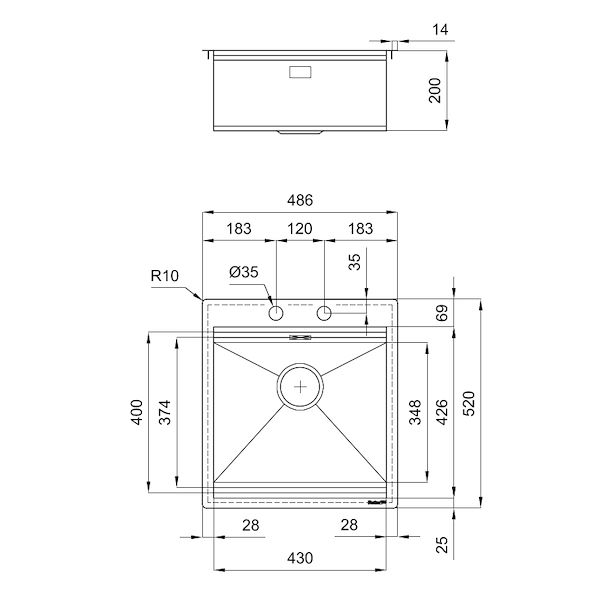 水槽 Milanello workstation