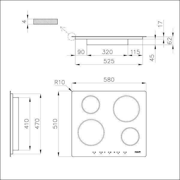 燃气灶 S1000 Induction