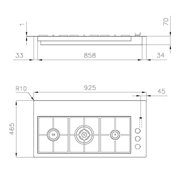 燃气灶 S4000 Line XL