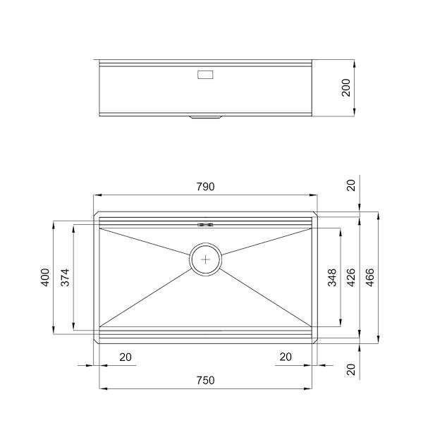 水槽 Milanello Workstation