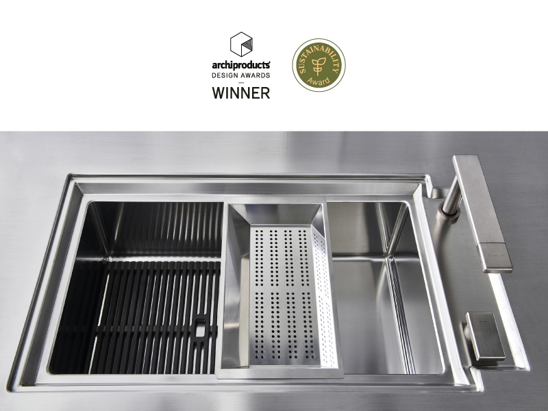 OUTLINE系列水槽荣获2022建筑产品设计大奖（Archiproducts Design Awards）
