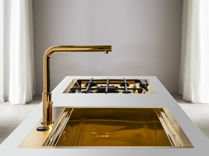 水槽 Milanello Gold Workstation