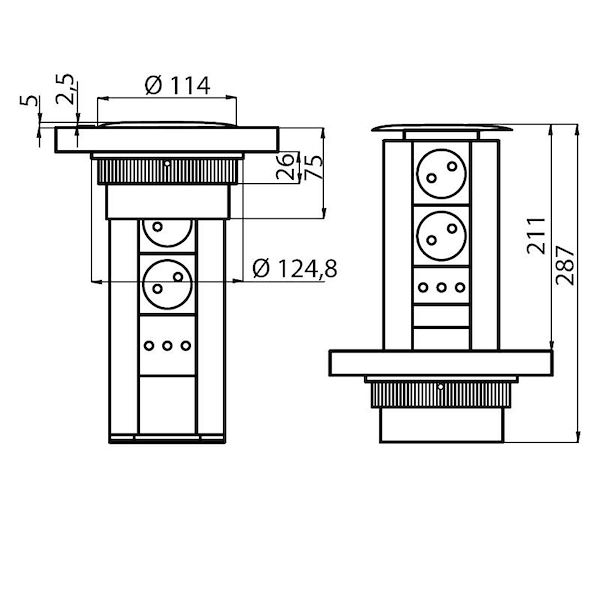 Totem3  升降式插座