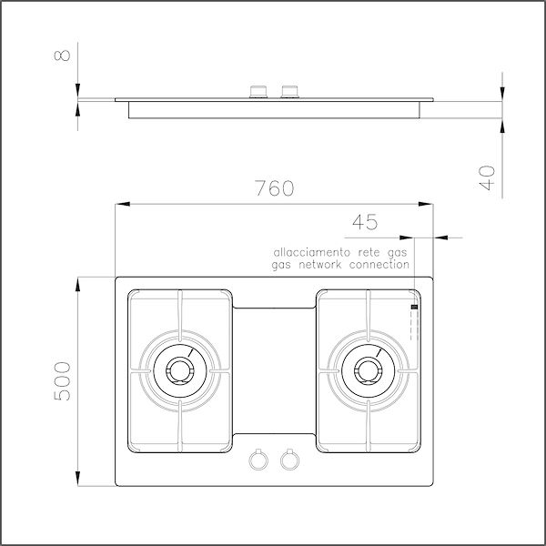 燃气灶 Professionale