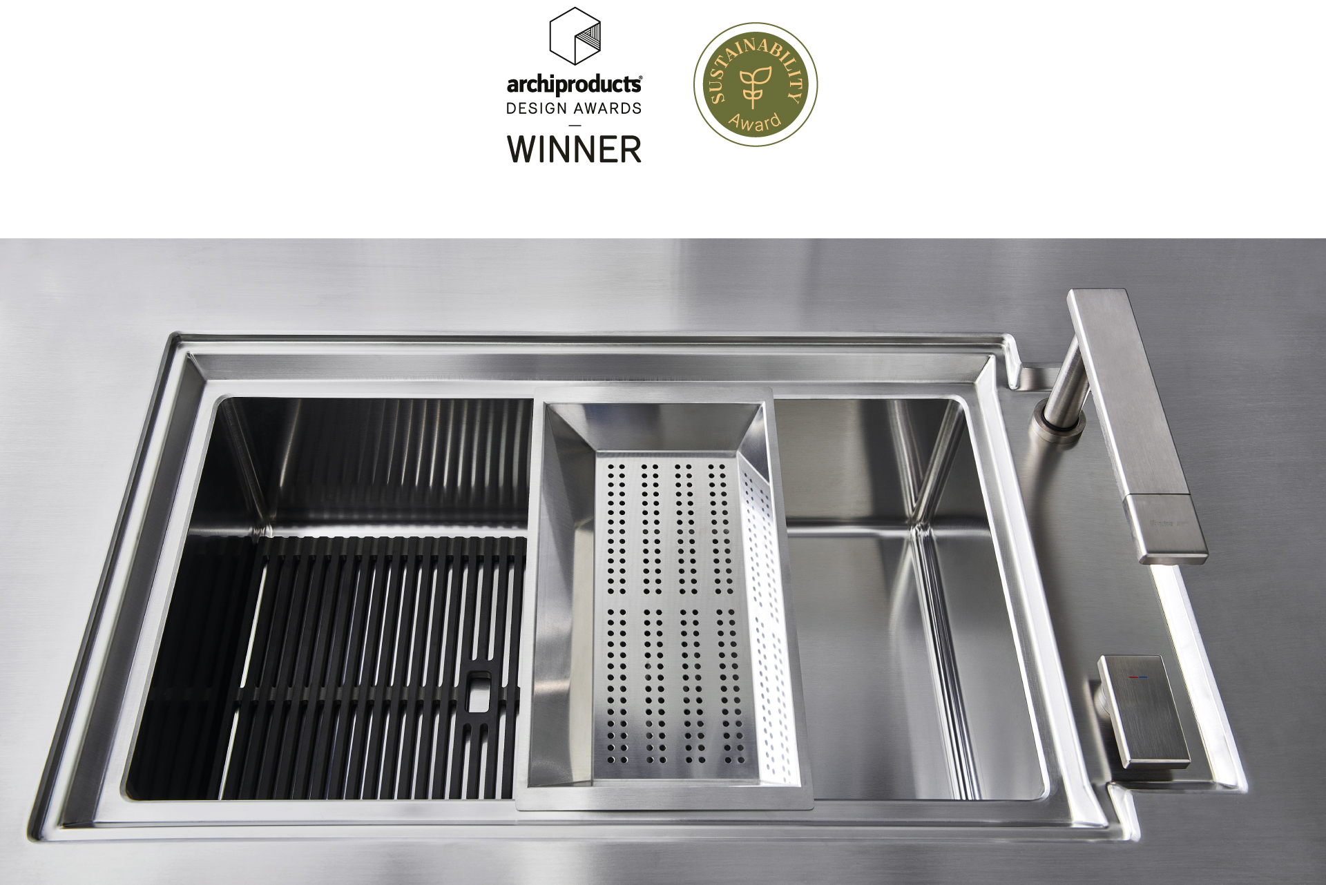 OUTLINE系列水槽荣获2022建筑产品设计大奖（Archiproducts Design Awards）